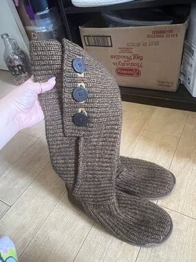 UGG knit tall boots